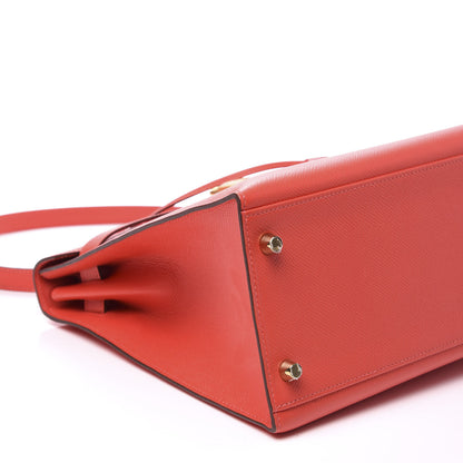 Hermes Epsom Kelly Sellier 32 Rose Jaipur 8 of 16