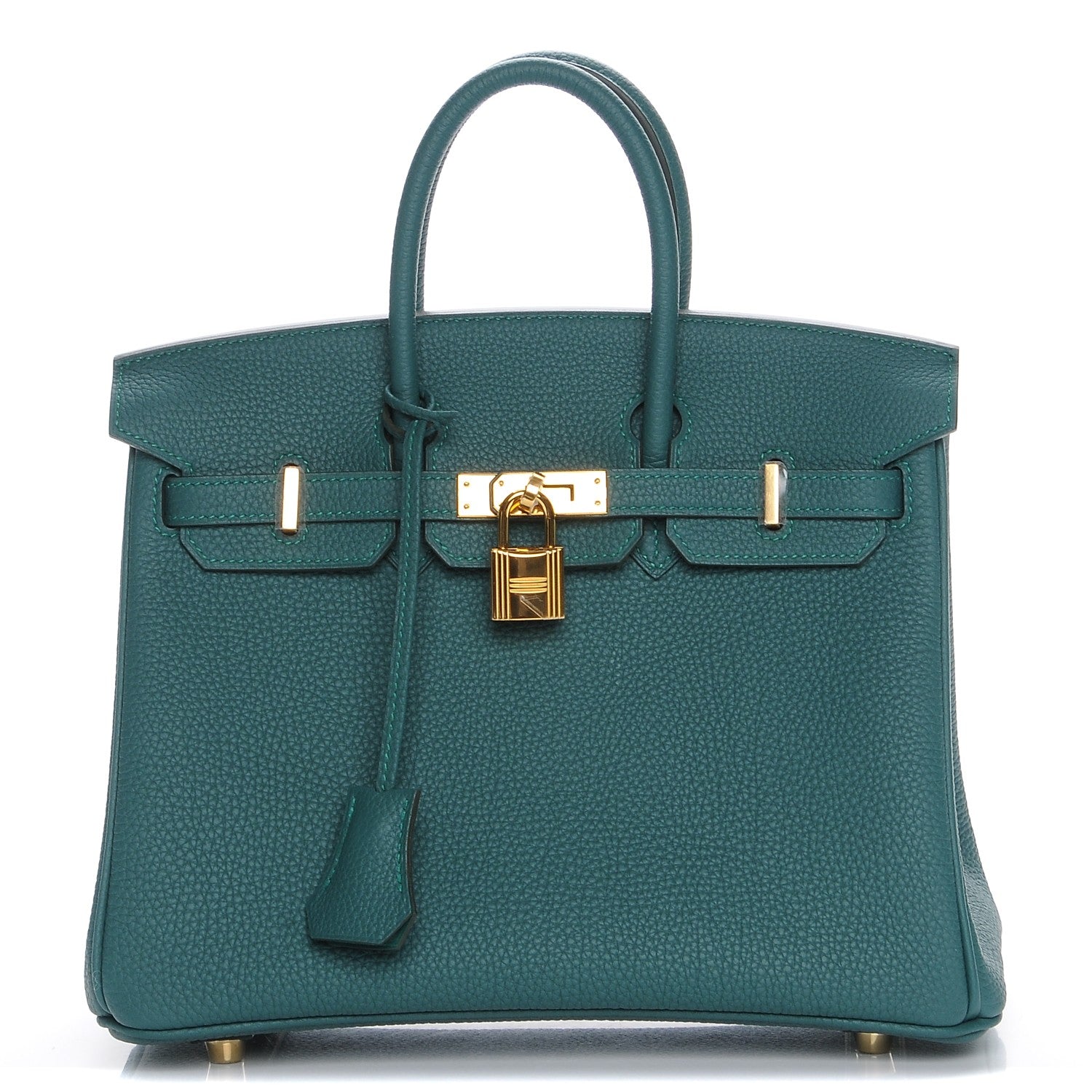 Hermes Togo Birkin 25 Malachite 1 of 26