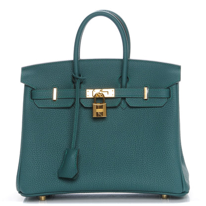Hermes Togo Birkin 25 Malachite 1 of 26