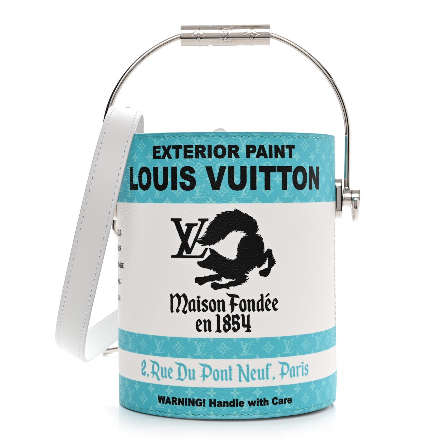 Louis Vuitton Monogram LV Paint Can Turquoise 1 of 12