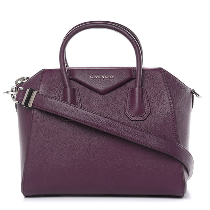 Givenchy Sugar Goatskin Small Antigona Dark Purple 1 of 11