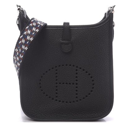 Hermes Taurillon Maurice Zigzag Evelyne TPM Black 1 of 11