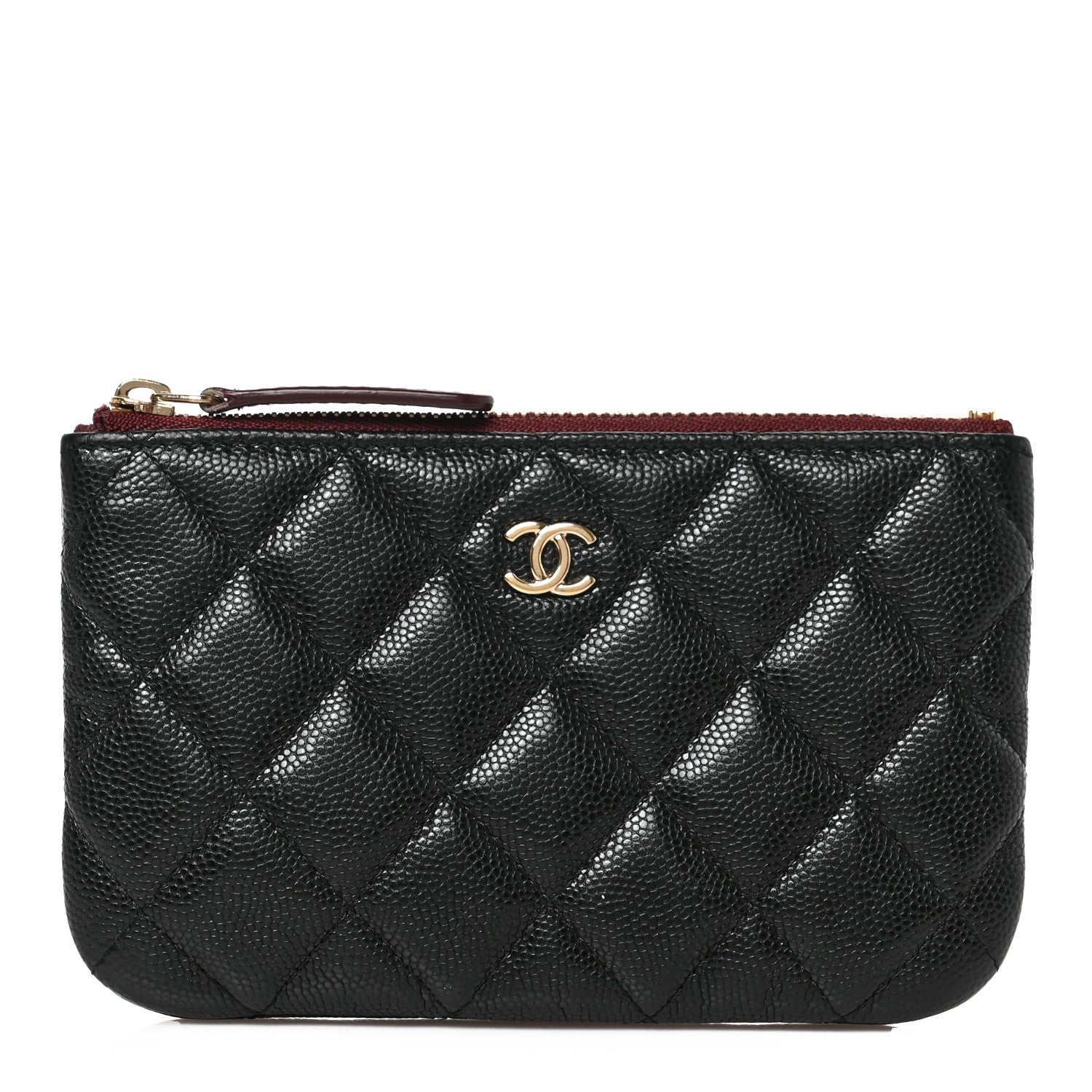 Chanel Caviar Quilted Small Cosmetic Case Black 1 of 7