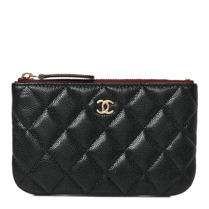 Chanel Caviar Quilted Small Cosmetic Case Black 1 of 7