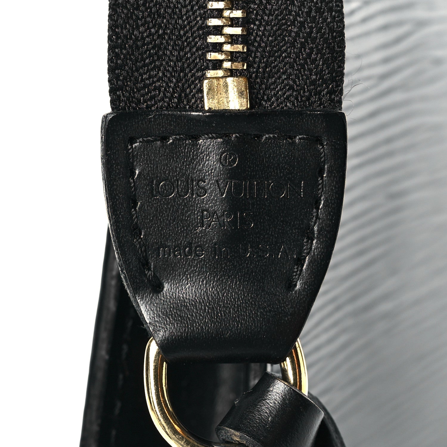 Louis Vuitton Epi Pochette Accessories 24 Black 6 of 11