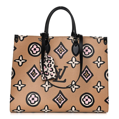Louis Vuitton Monogram Giant Wild At Heart Onthego GM Arizona 1 of 9
