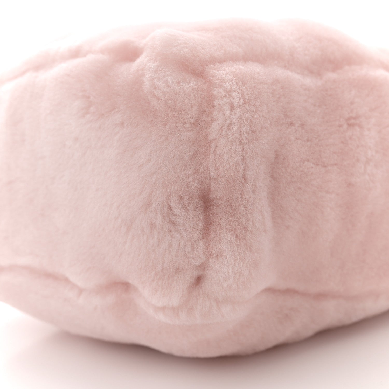 Prada Shearling Logo Tote Bag Orchidea 9 of 9