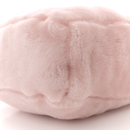 Prada Shearling Logo Tote Bag Orchidea 9 of 9