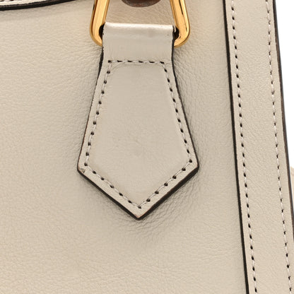 Gucci Wonka Grain Calfskin Mini Diana Tote Bag Mystic White Orange Fluo 12 of 12