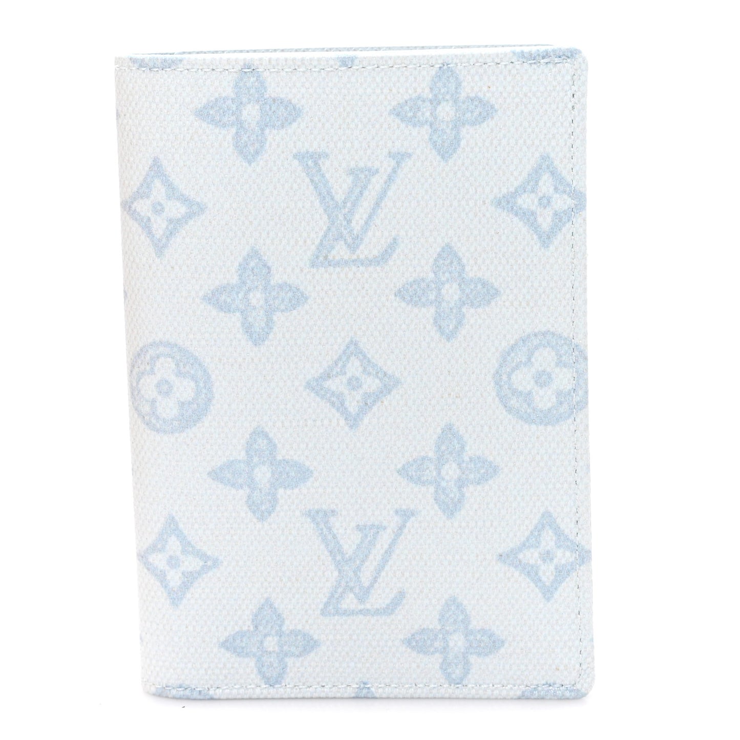 Monogram Origine Passport Cover Bleu Courrier