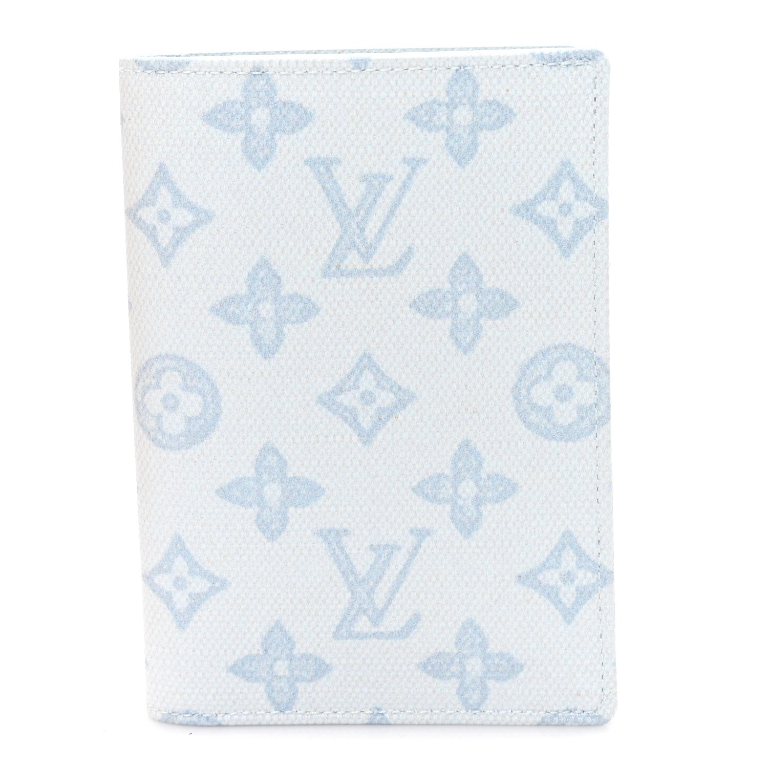 Louis Vuitton Monogram Origine Passport Cover Bleu Courrier 1 of 7