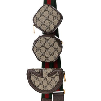 Gucci GG Supreme Monogram Web Ophidia Mini Multiway Bag Beige Ebony 12 of 14
