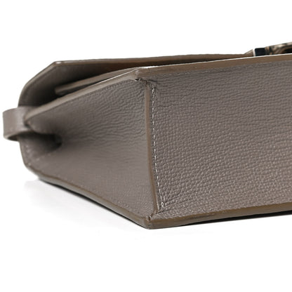 Burberry Grainy Calfskin Vintage Check Small Macken Crossbody Bag Taupe Brown 10 of 13