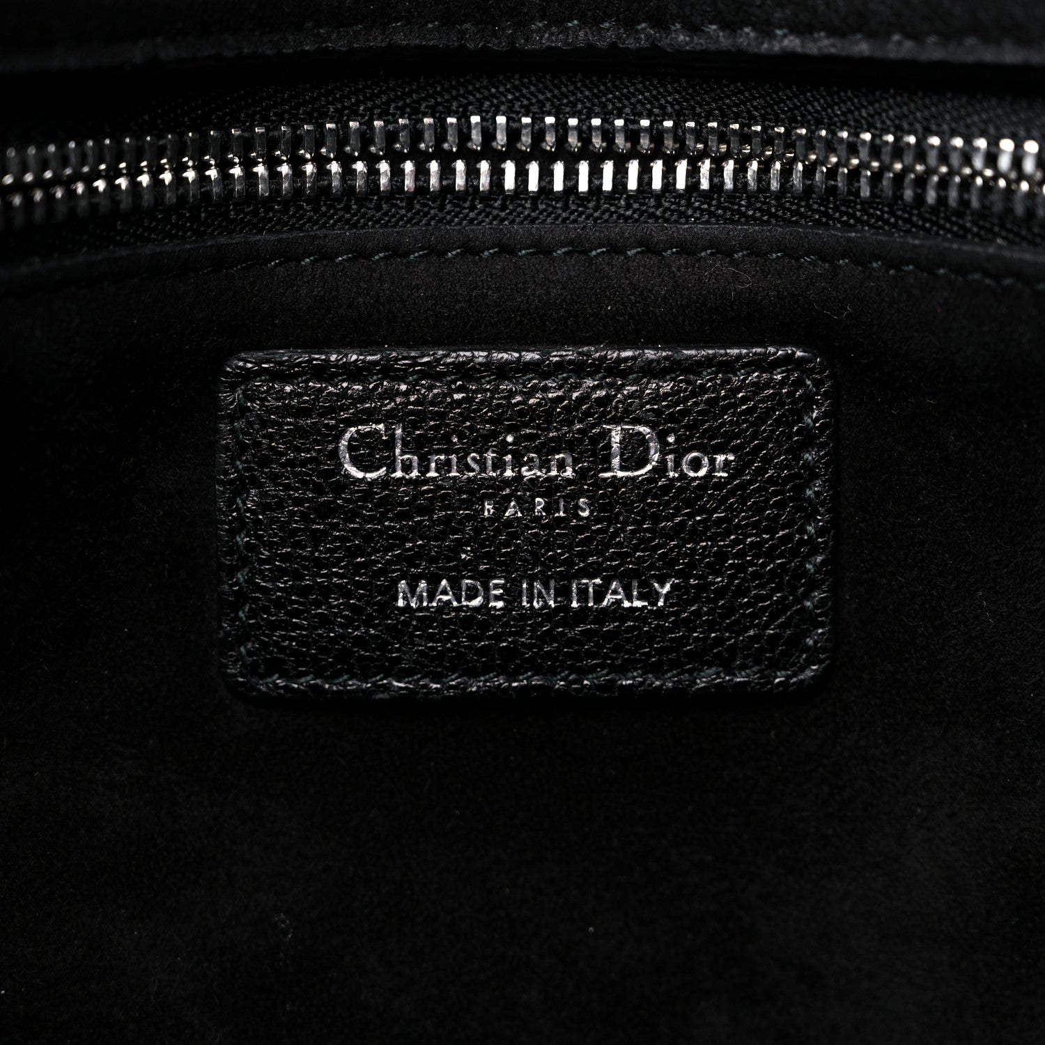 Christian Dior Canyon Grained Lambskin Large Lady Dior Black 6 of 17