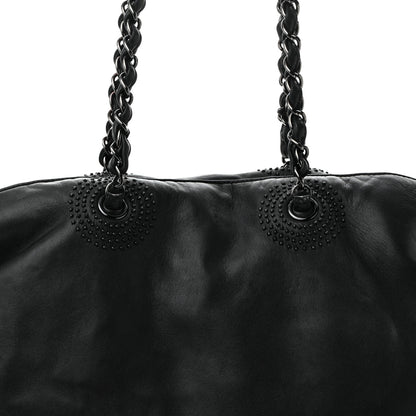 Chanel Lambskin CC Studded Bonbons Tote Black 8 of 10