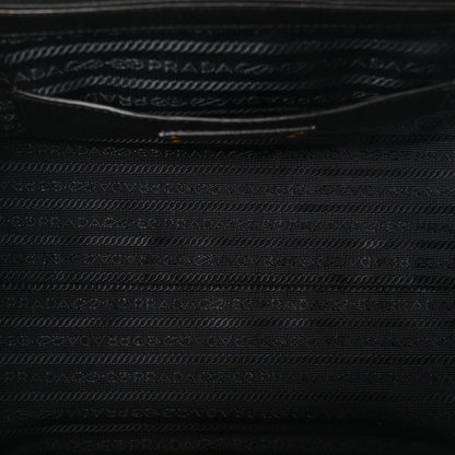 Prada Vitello Daino Shopping Tote Black 5 of 9