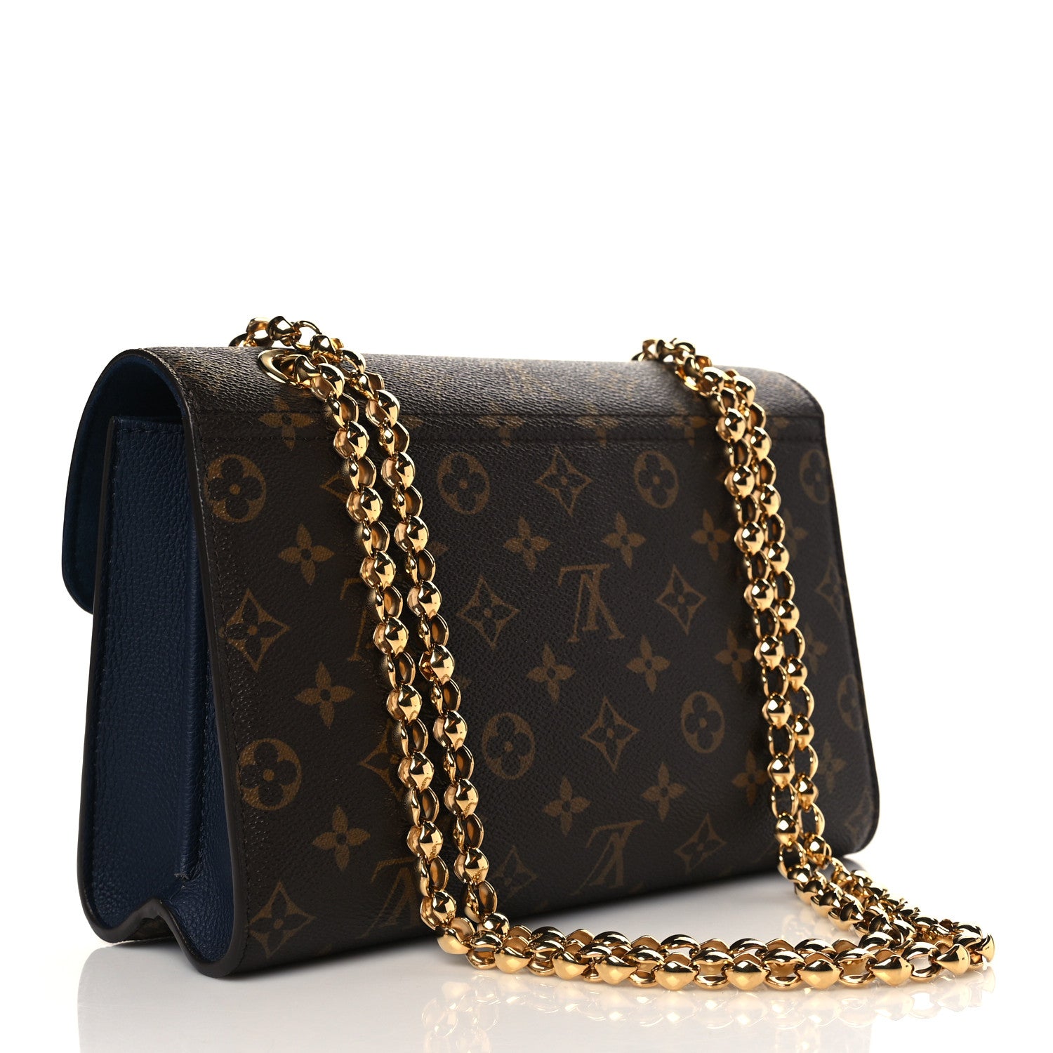 Louis Vuitton Monogram Victoire Blue Marine 3 of 10