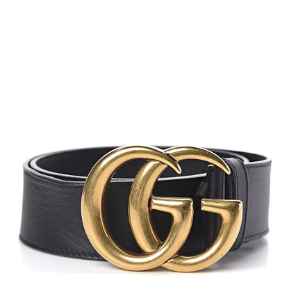 Gucci Calfskin Double G 40mm Belt 70 28 Black 1 of 7