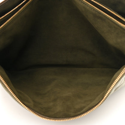 Louis Vuitton Lambskin Embossed Monogram Coussin MM Khaki 6 of 12