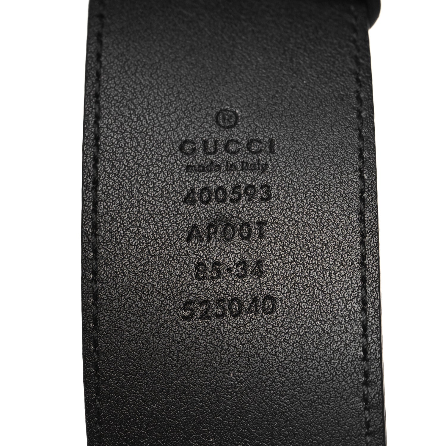 Gucci Calfskin Double G 40mm Belt 85 34 Black 5 of 5
