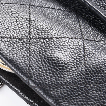 Chanel Caviar Stitched Medium CC Pocket Hobo Black 8 of 10