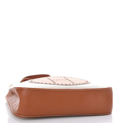 Hermes Toile Epsom Evelyne III GM Ecru Gold 4 of 8