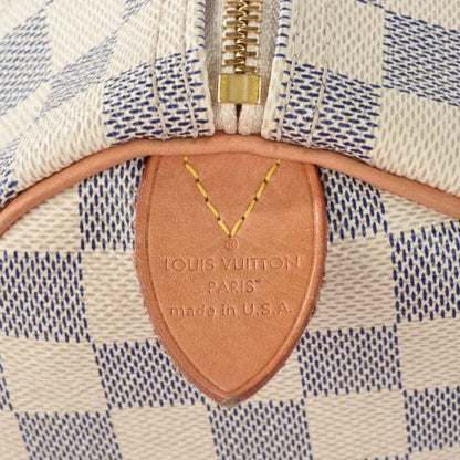 Louis Vuitton Damier Azur Speedy 30 6 of 8