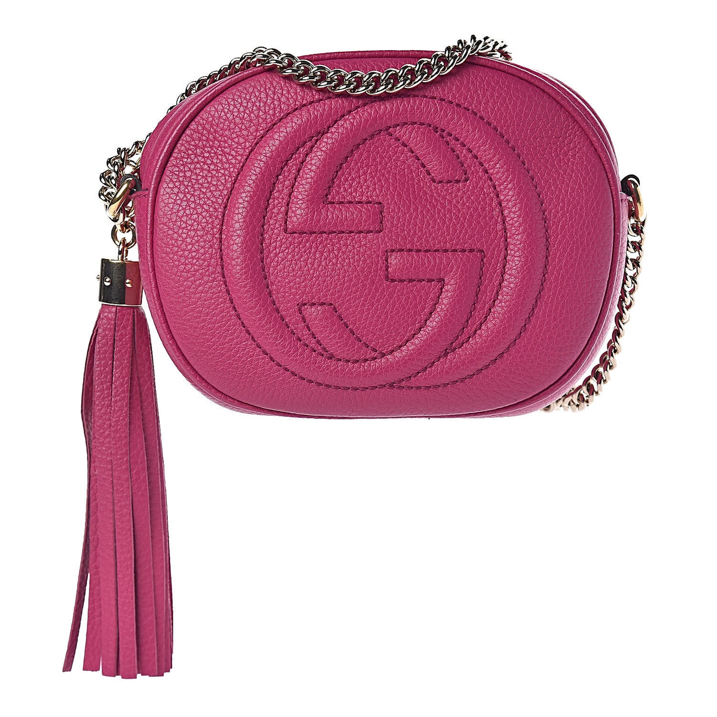 Cellarius Calfskin Mini Soho Chain Bag Bright Bouganville