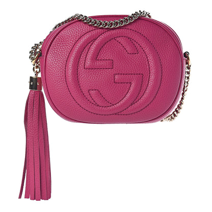 Gucci Cellarius Calfskin Mini Soho Chain Bag Bright Bouganville 1 of 10