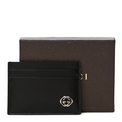Gucci Calfskin GG Card Holder Black 10 of 10