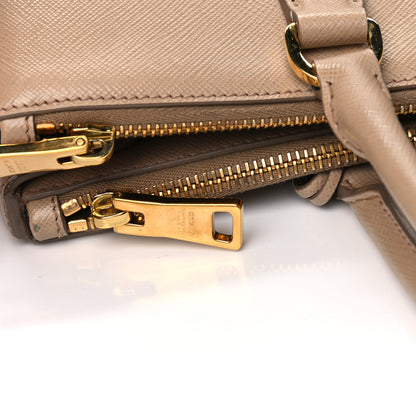 Prada Saffiano Medium Galleria Double Zip Tote Sabbia 13 of 15