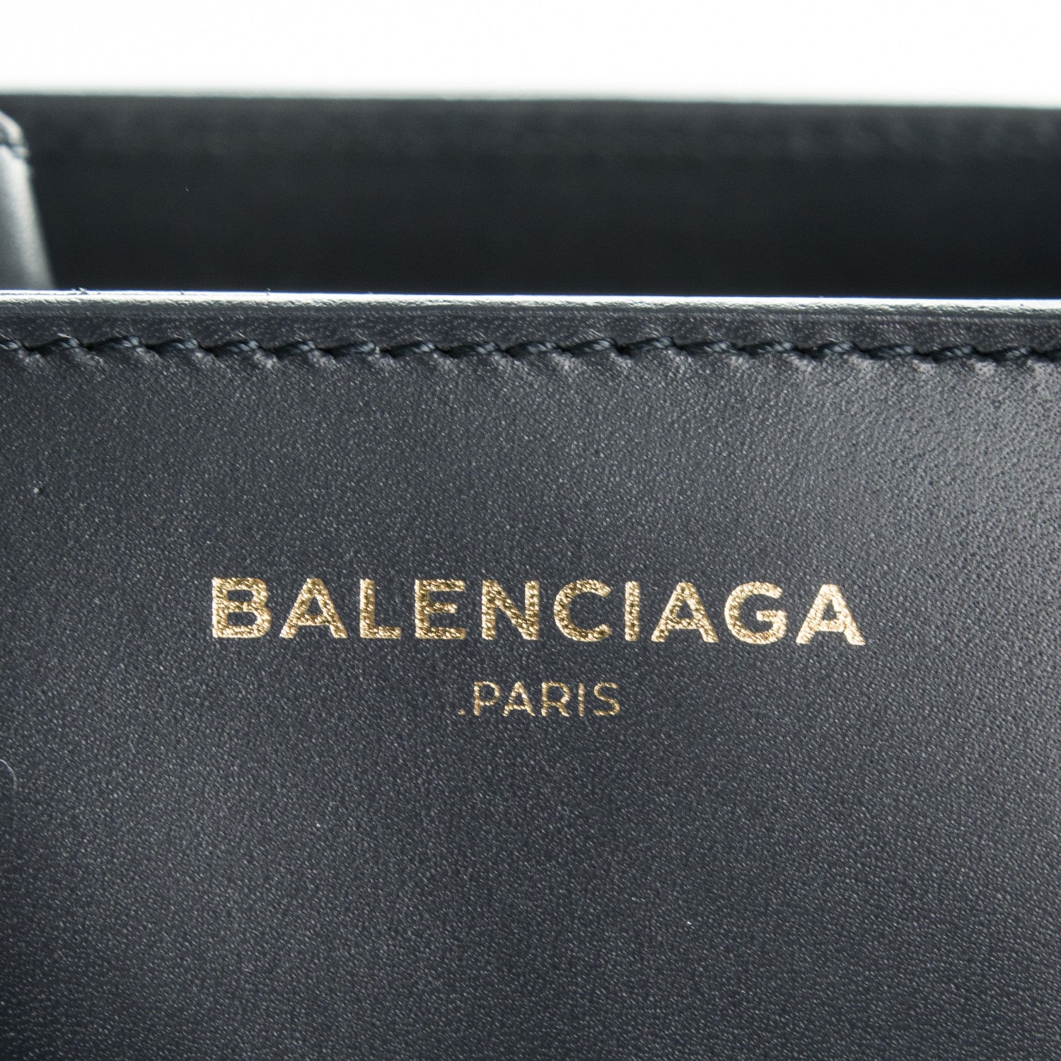 Balenciaga Calfskin Padlock All Afternoon Bleu Nuit 7 of 7