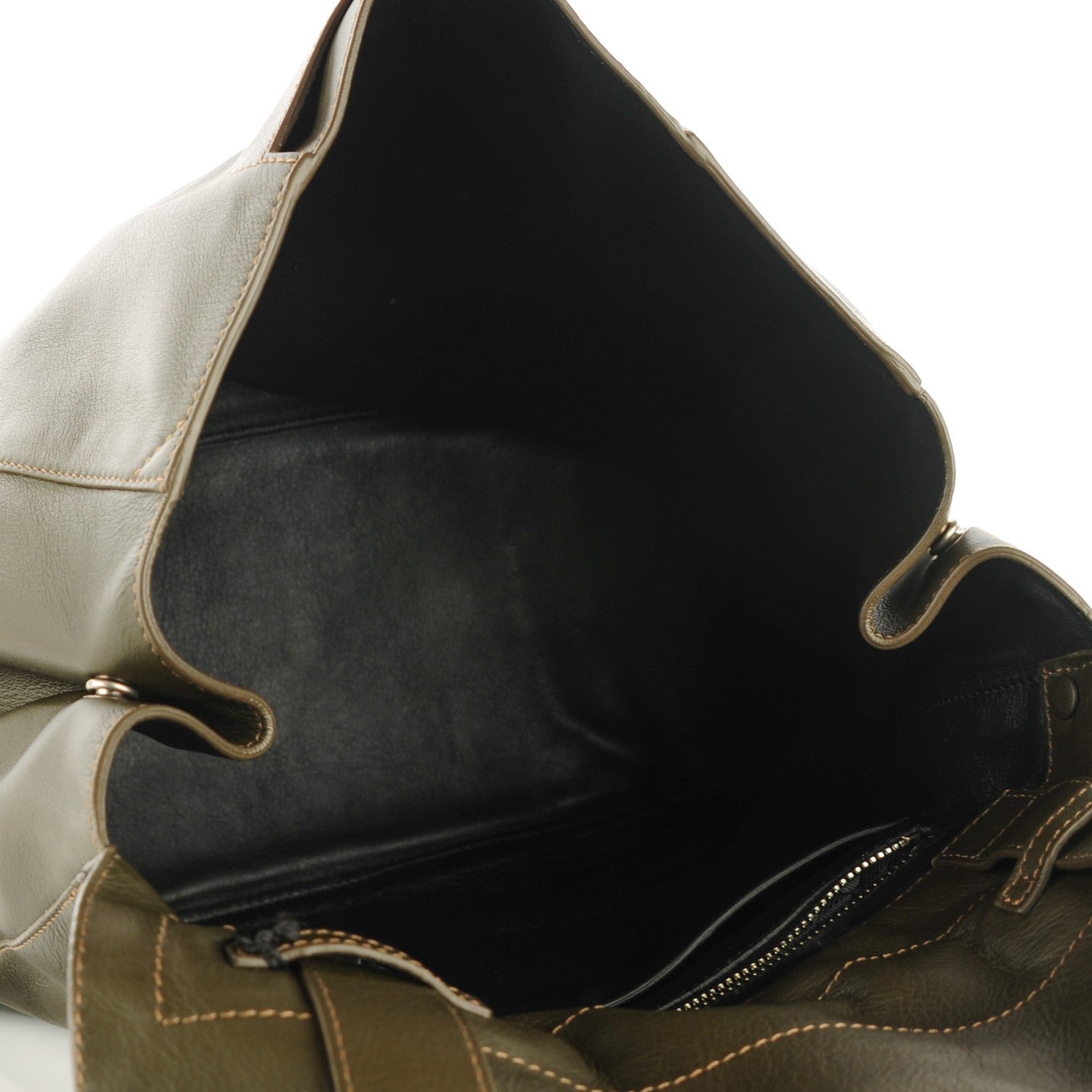 Proenza Schouler Calfskin PS Courier Backpack Dark Moss 5 of 9