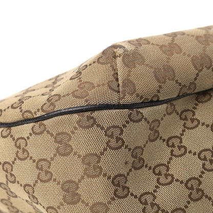 Gucci Monogram Large New Ladies Web Hobo Dark Brown 10 of 21