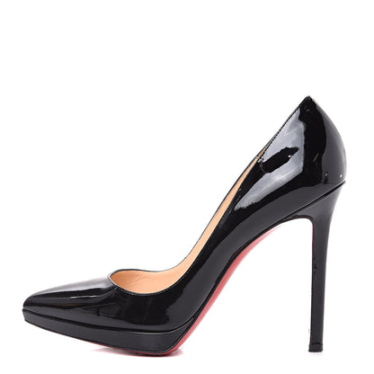 Christian Louboutin Patent Pigalle Plato 120 Pumps 37.5 Black 1 of 11