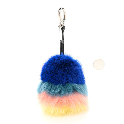 Fendi Mink Fox Fur Kid Monster Bag Bug Charm Multicolor 2 of 4