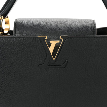 Louis Vuitton Taurillon Capucines PM Black 7 of 11