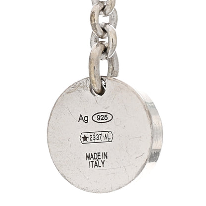 Bulgari Sterling Silver Ceramic Save The Children Pendant Necklace 5 of 6
