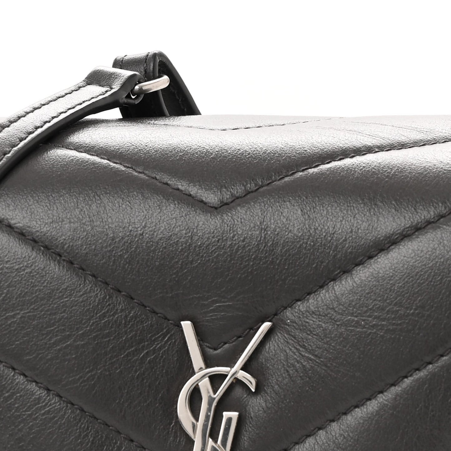 Calfskin Y Quilted Monogram Toy Loulou Crossbody Bag Earth