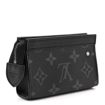Louis Vuitton Monogram Eclipse Key Pouch Voyage 3 of 7