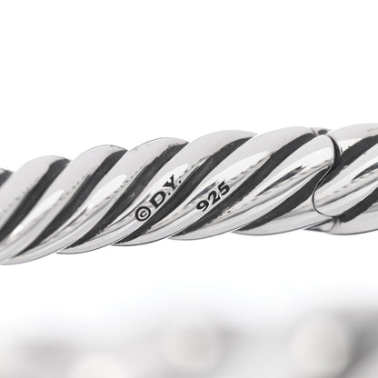 David Yurman Sterling Silver 17mm Pure Form Cable Bracelet 4 of 4