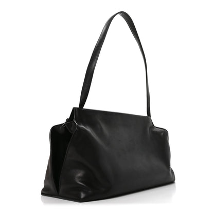 The Row Saddle Calfskin Sienna Shoulder Bag Black 3 of 9