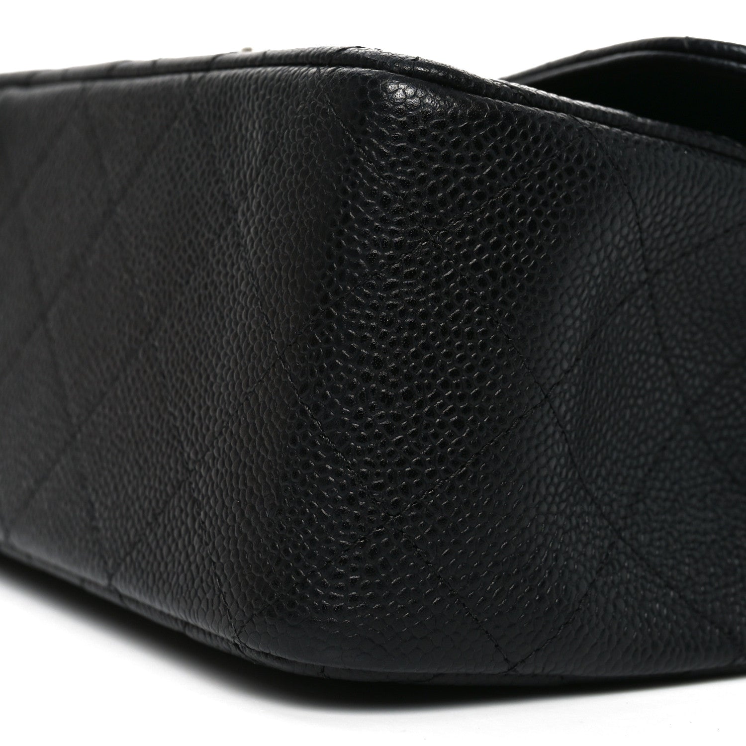 Chanel Caviar Quilted Jumbo Double Flap Black 10 of 11