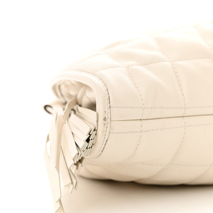 Gucci Calfskin Quilted Medium Deco Tote Bag Mystic White 9 of 11