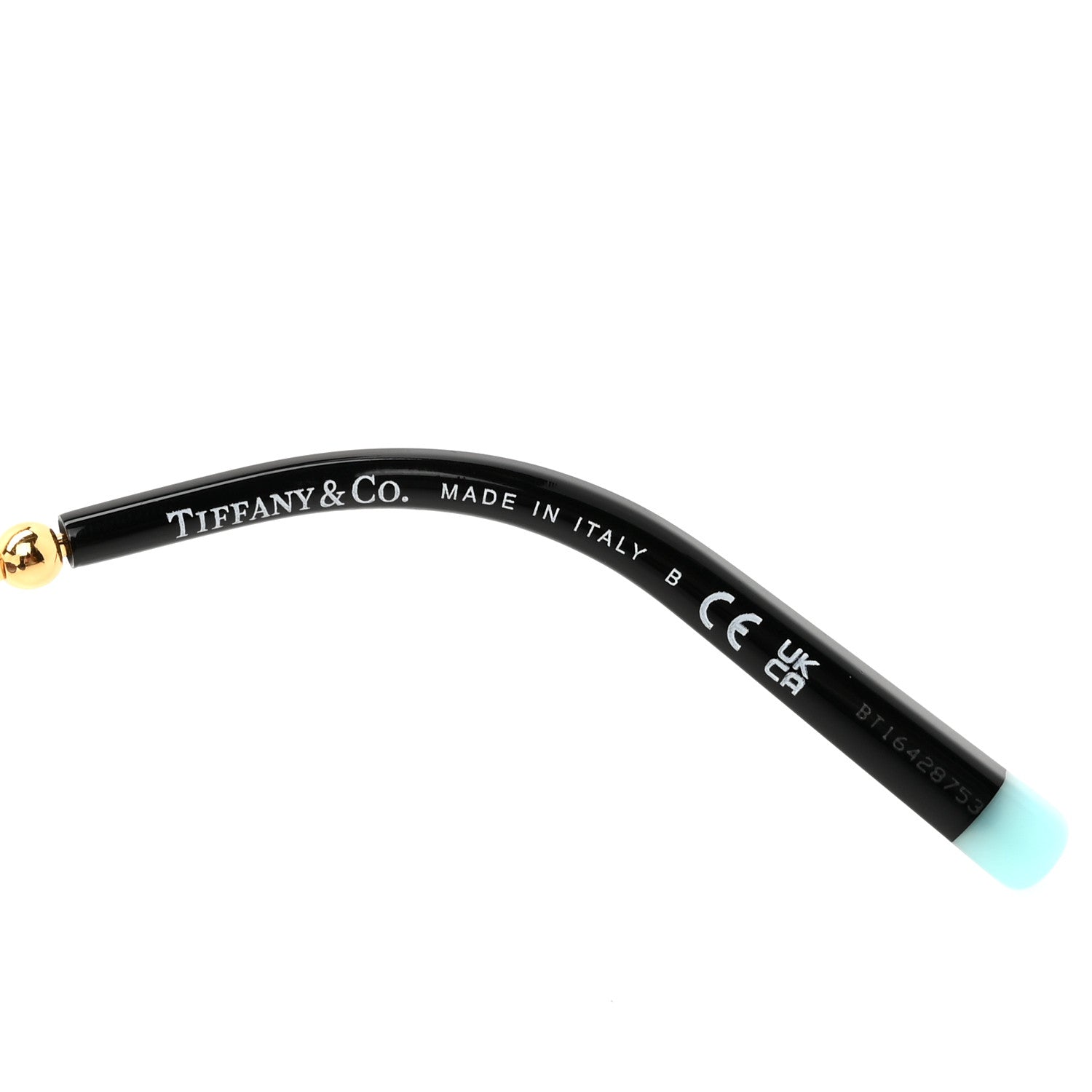 Tiffany 1837 Cat Eye TF4187 Sunglasses Black Gold 6 of 7