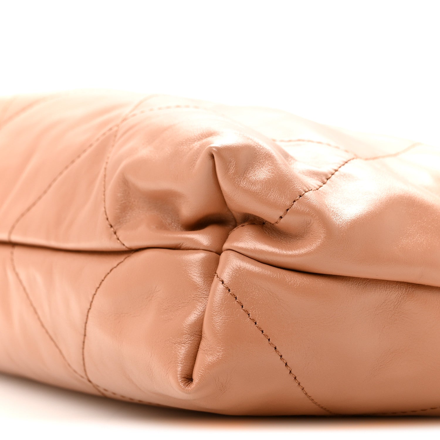 Chanel Shiny Calfskin Quilted Chanel 22 Camel 11 of 11