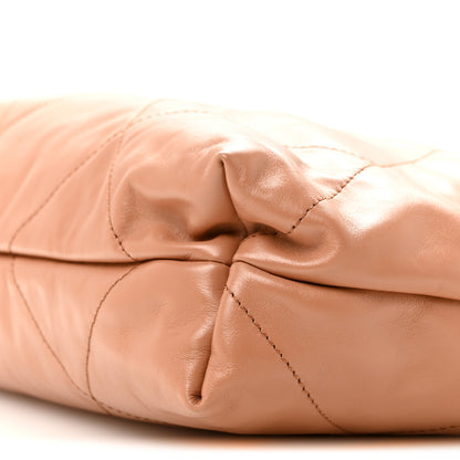 Chanel Shiny Calfskin Quilted Chanel 22 Camel 11 of 11