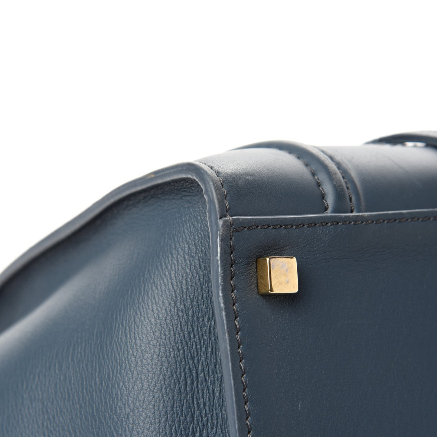 Supple Calfskin Medium Phantom Luggage Blue