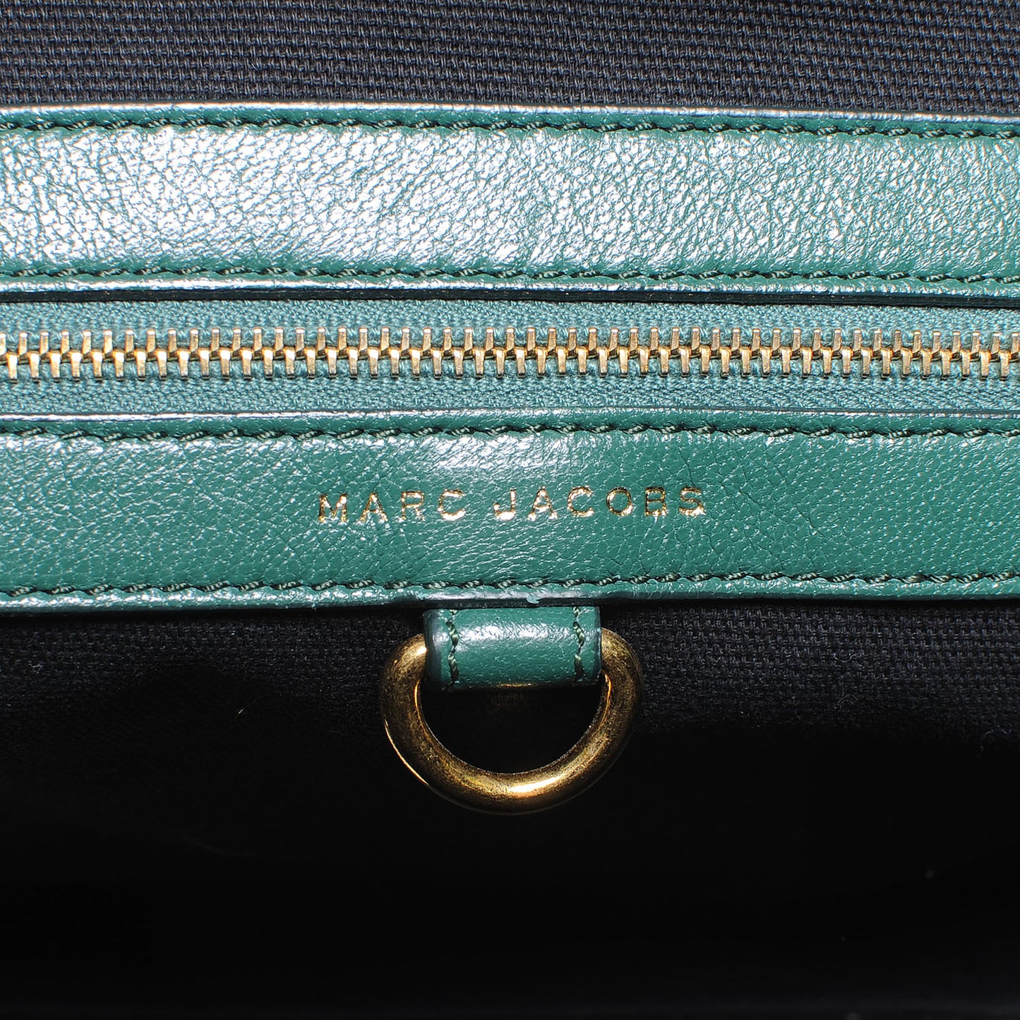 Leather Quilted Bruna Tote Teal