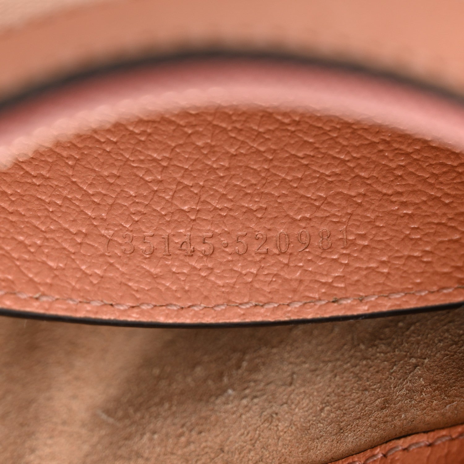 Gucci Monogram Textured Dollar Calfskin Small Ophidia Hobo Cloche Rose Pink 7 of 20